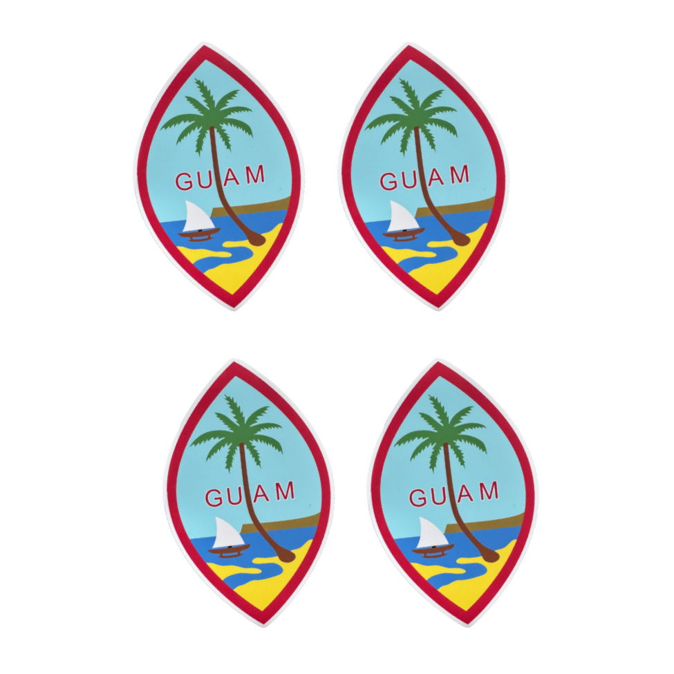 Guam Sticker 4-Pack