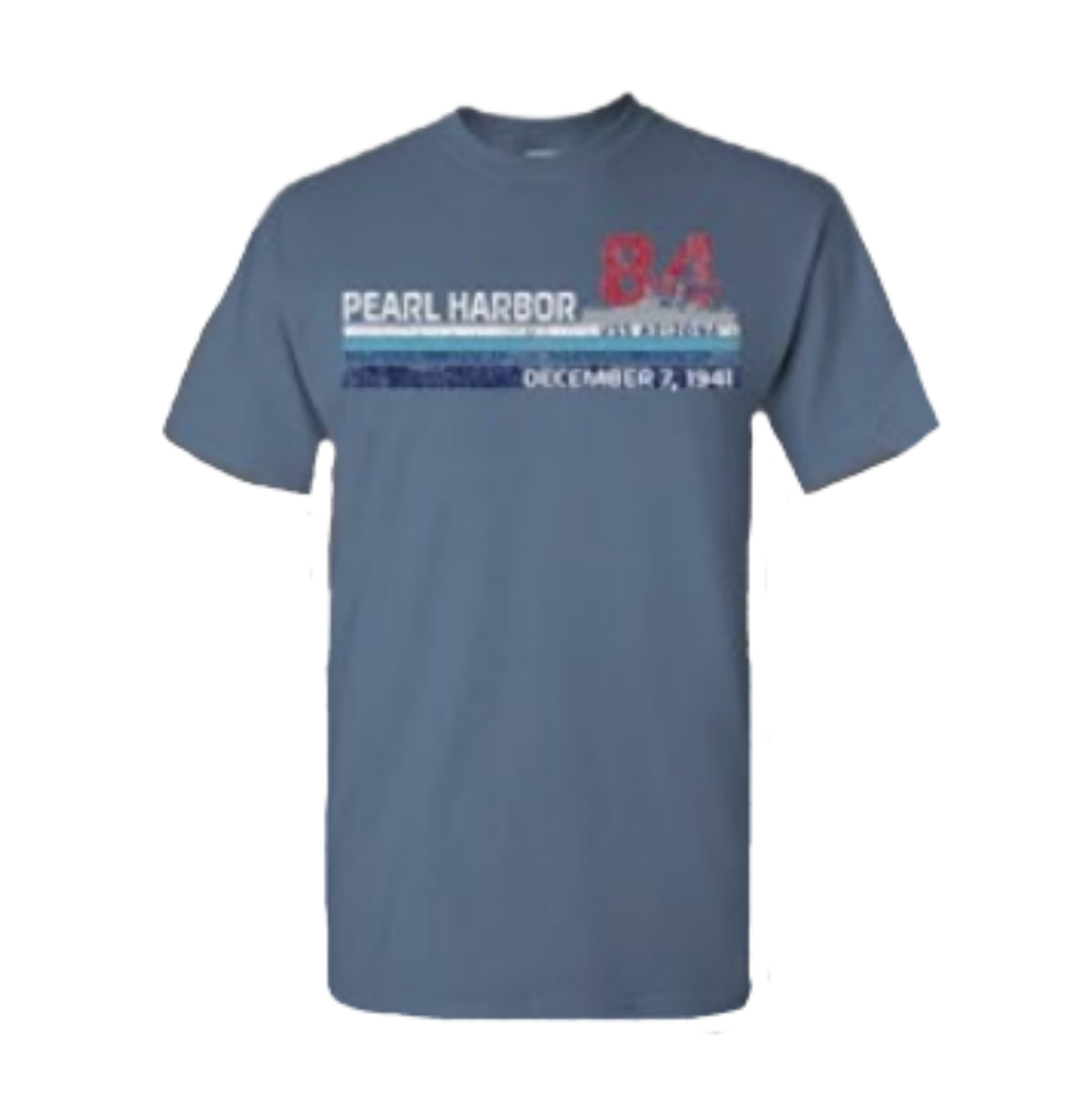 84th Anniversary Blue Striped Tee