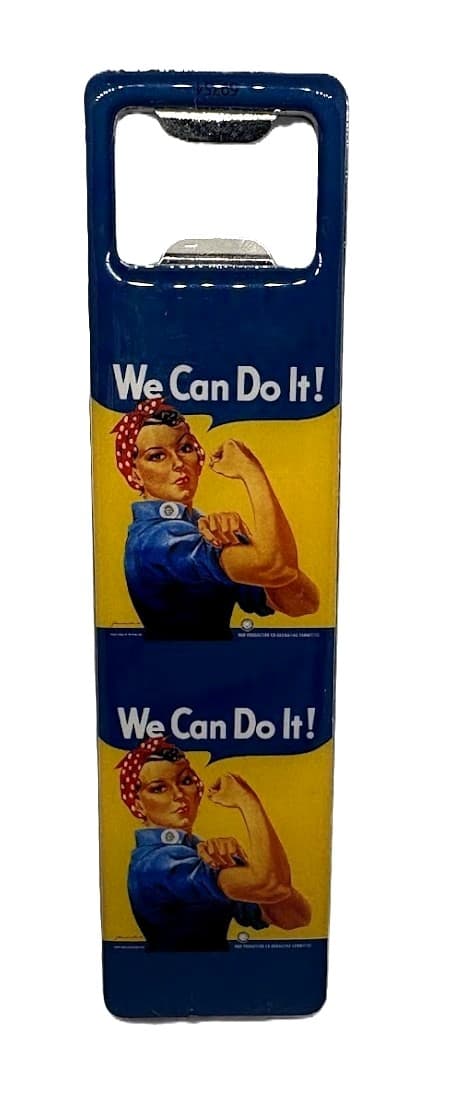 Rosie the Riveter Magnetic Bottle Opener