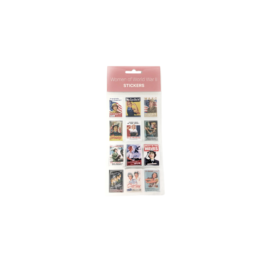 Women of World War II Puffy Sticker Set