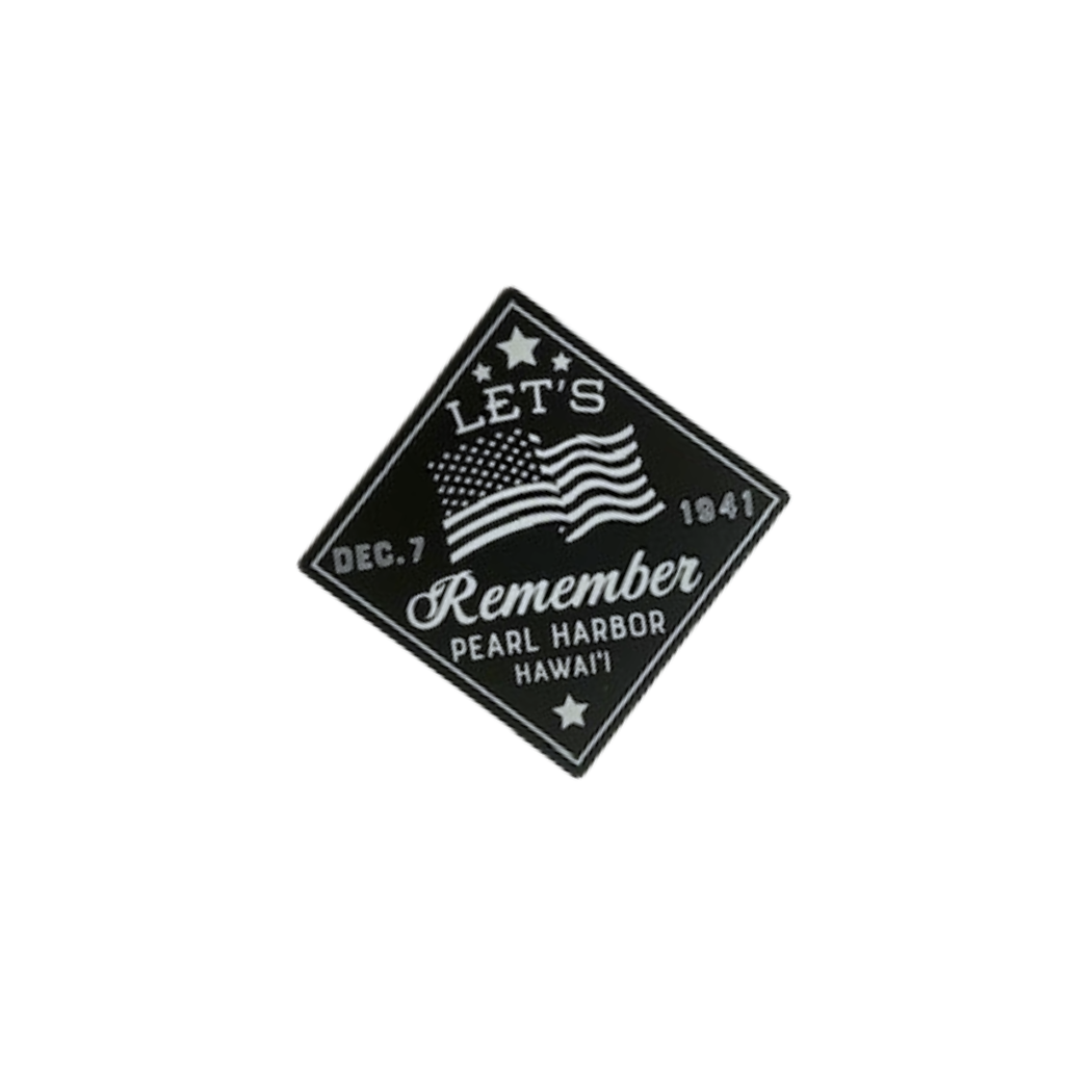 Black and White Magnet Pearl Harbor