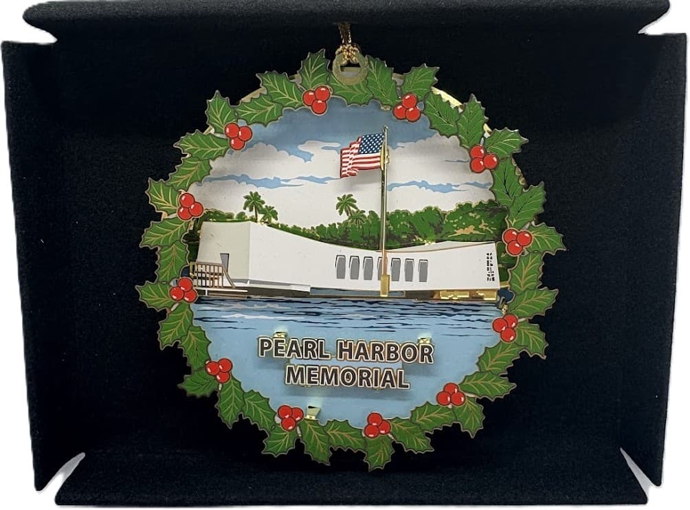 Pearl Harbor Memorial Wreath Ornament
