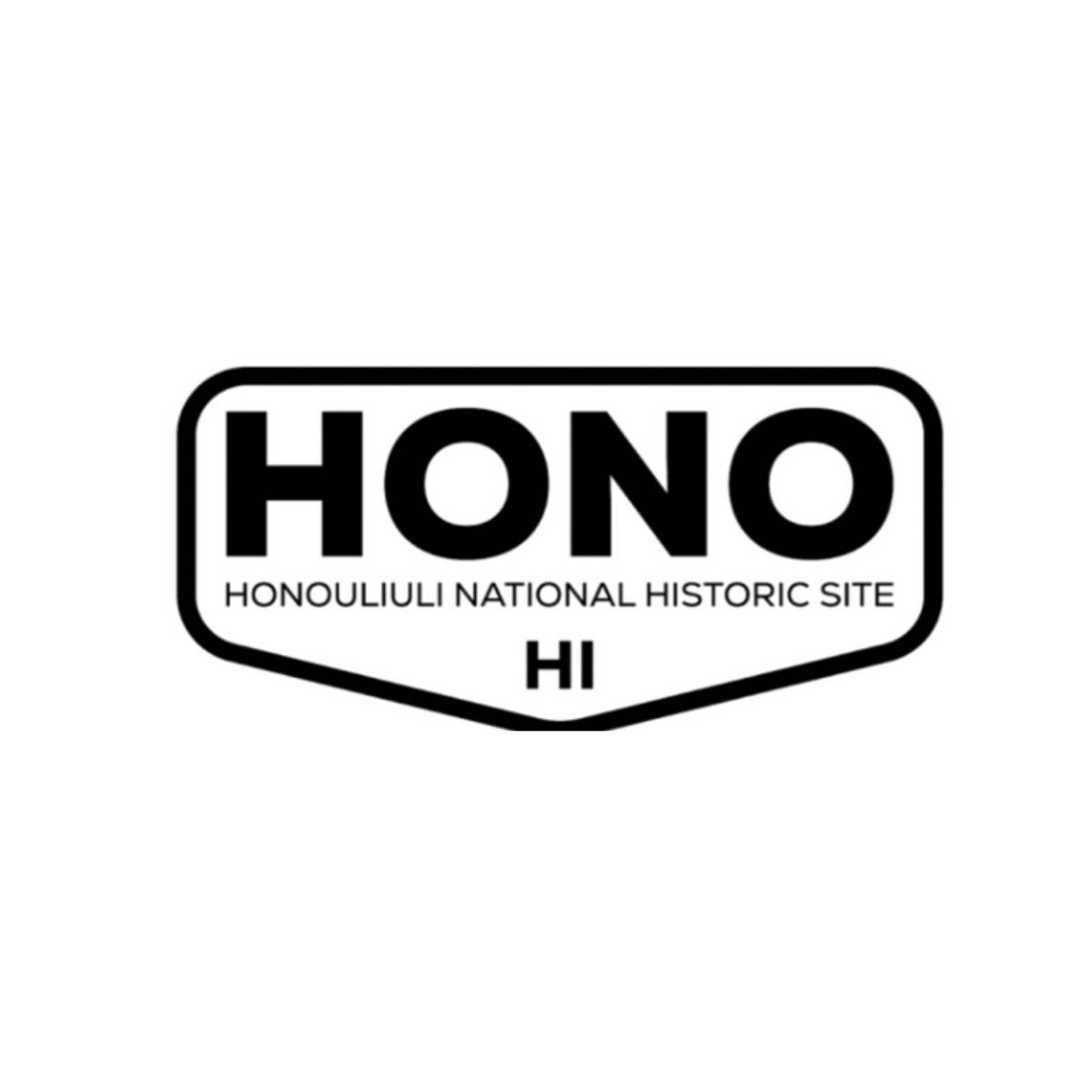 White HONO Sticker
