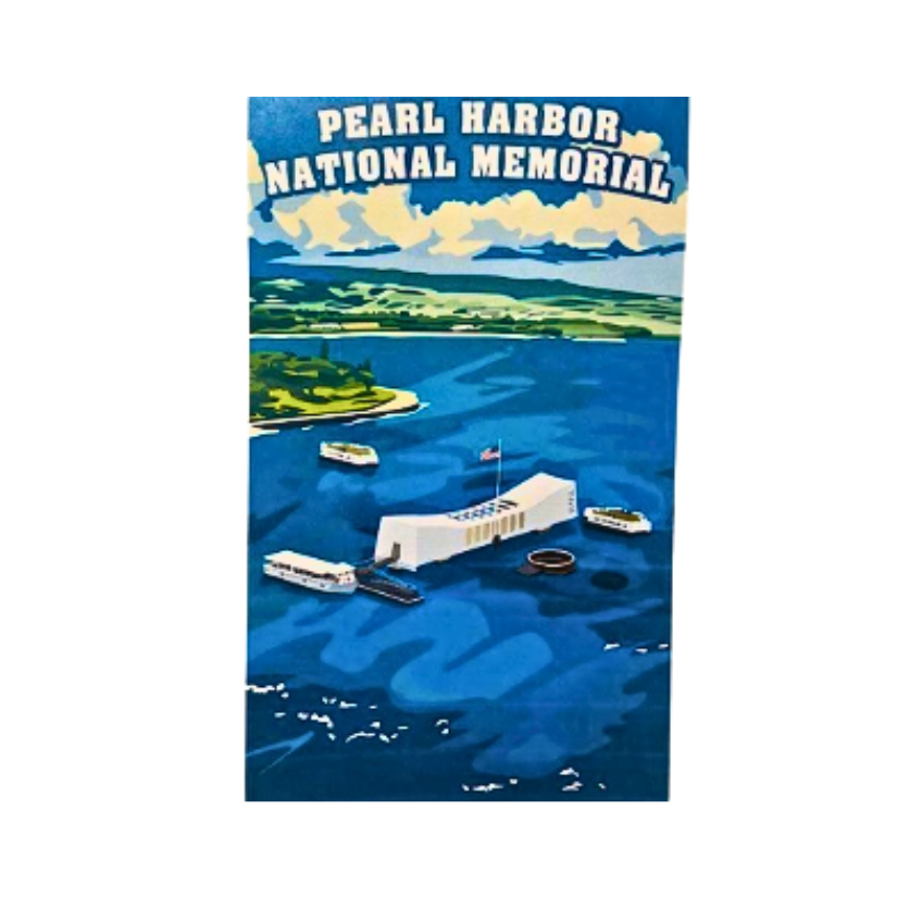 2x3 USS Arizona Overview Magnet