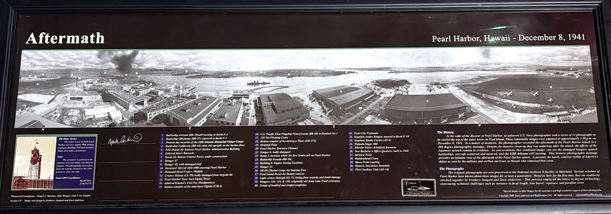 Pearl Harbor Aftermath Poster 12/08/1941