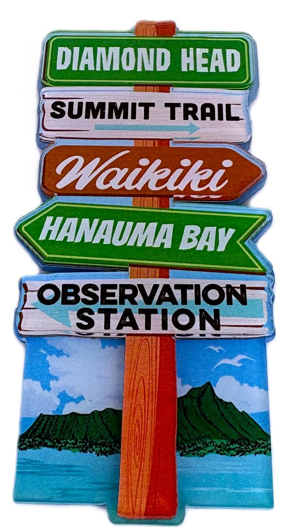 Diamond Head 3D Pano Magnet