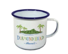 Diamond Head Mug (White)