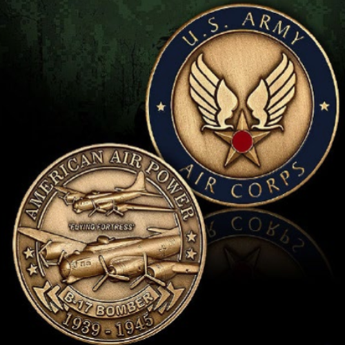 B17 Army Air Corps Coin