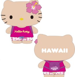 Diamond Head x Hello Kitty Hiking Plush, 6"