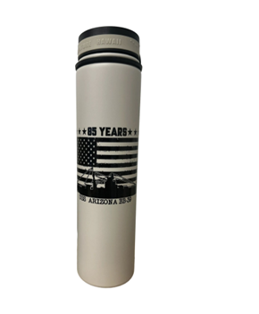 85TH Anniversary Flag and Ship 24oz Flask