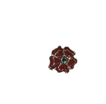 Silver Tone Pin - Pearl Harbor Remembrance Poppy