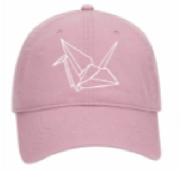 *PINK CRANE DAD CAP