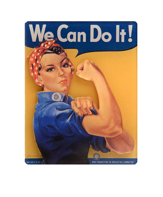 Rosie the Riveter 3D Magnet