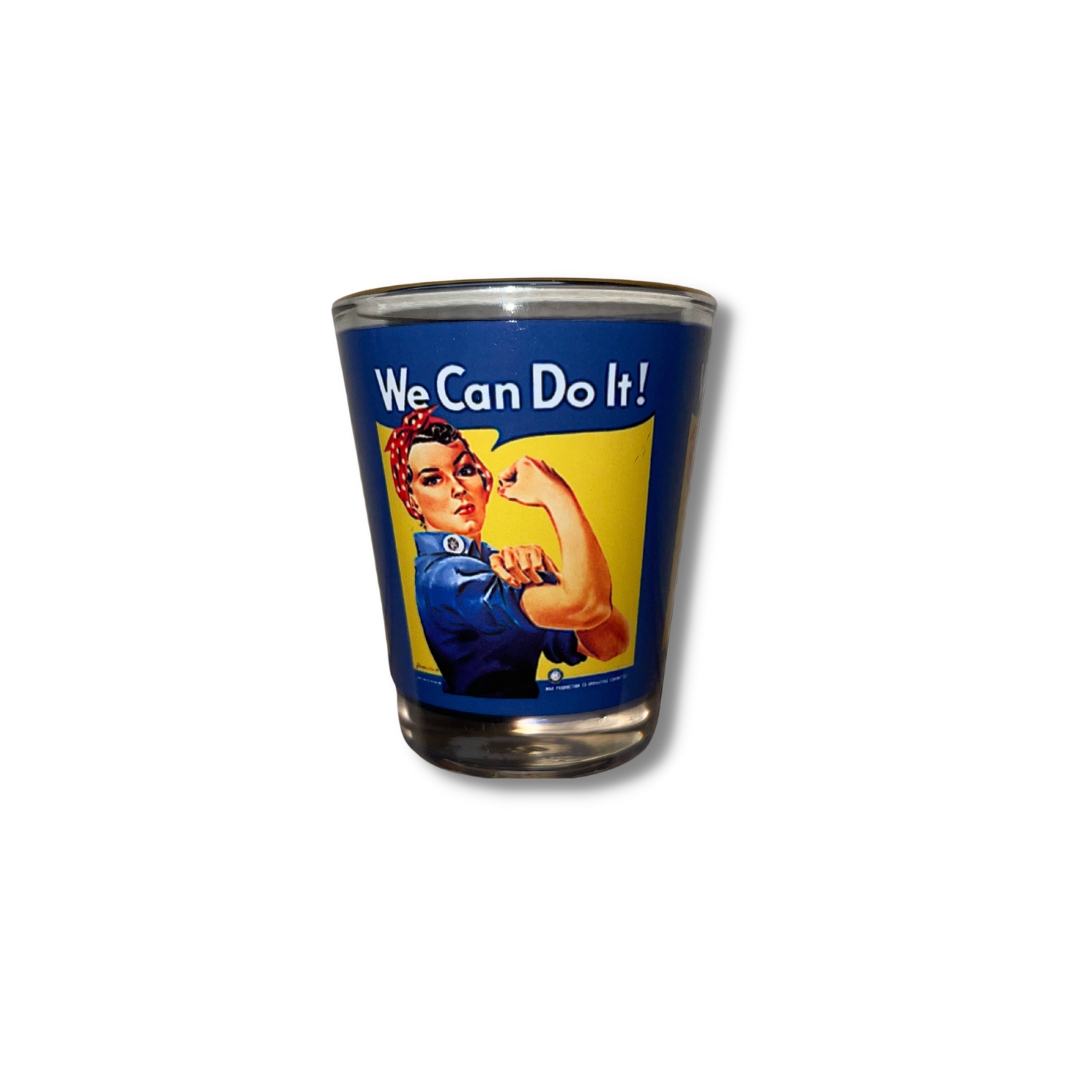 Rosie the Riveter Shot Glass
