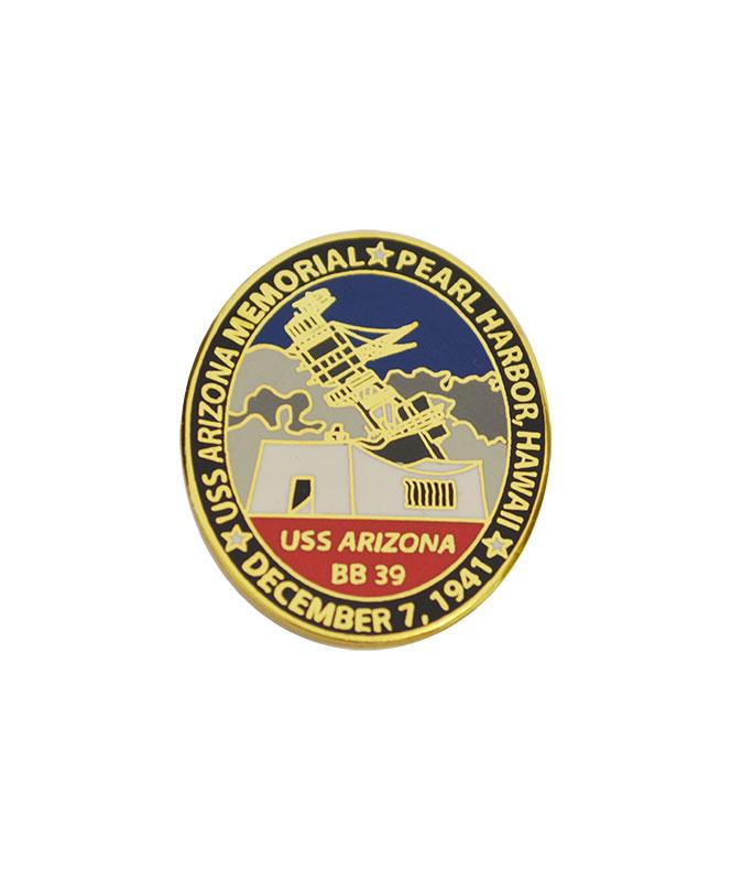 Remembering Pearl Harbor and the USS Arizona Memorial Pin