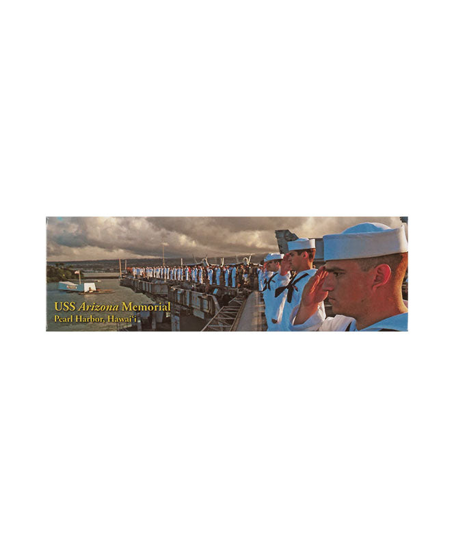 USS Arizona Memorial Render Honors Magnet
