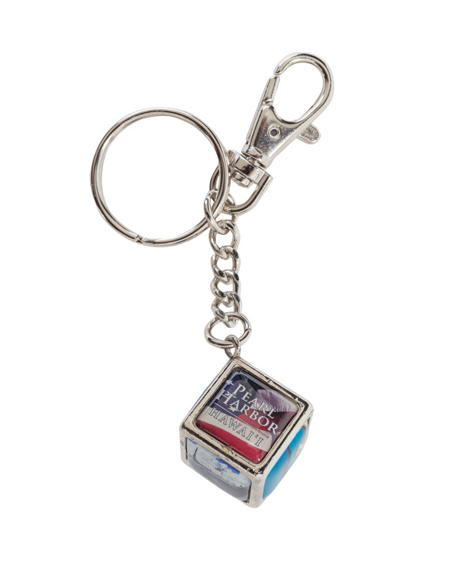 Keychain - Pearl Harbor Photo Cube