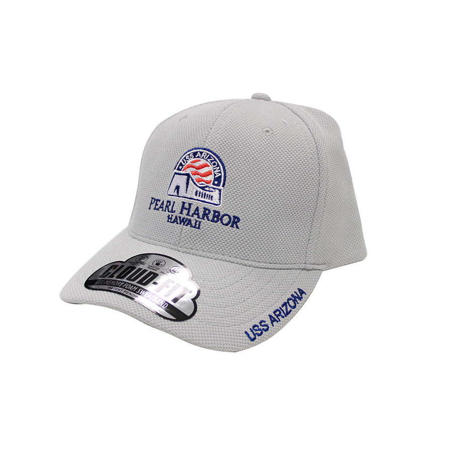 Pearl Harbor Men's Logo Cap, Grey