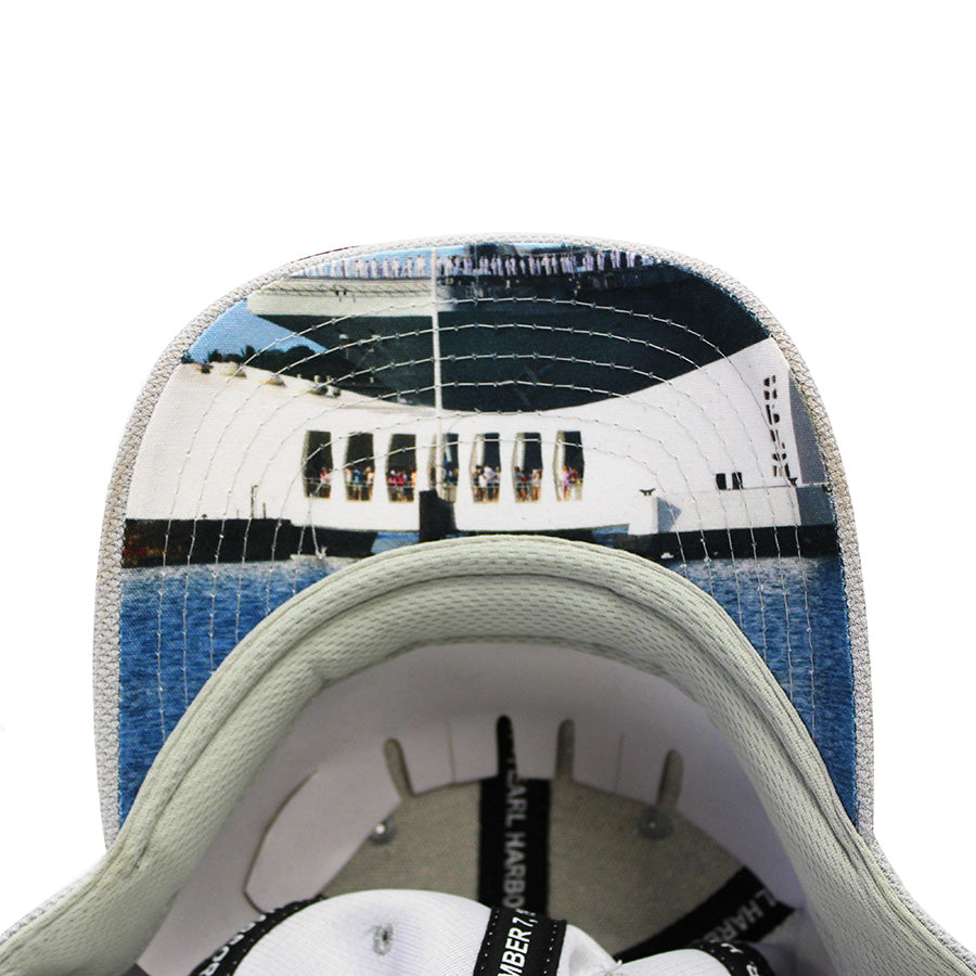 Pearl Harbor Men's Logo Cap, Grey