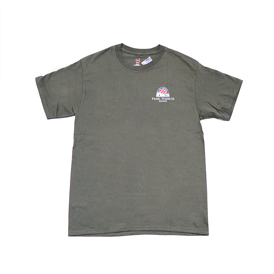 Men's Circle Pearl Harbor Shirt, Charcoal