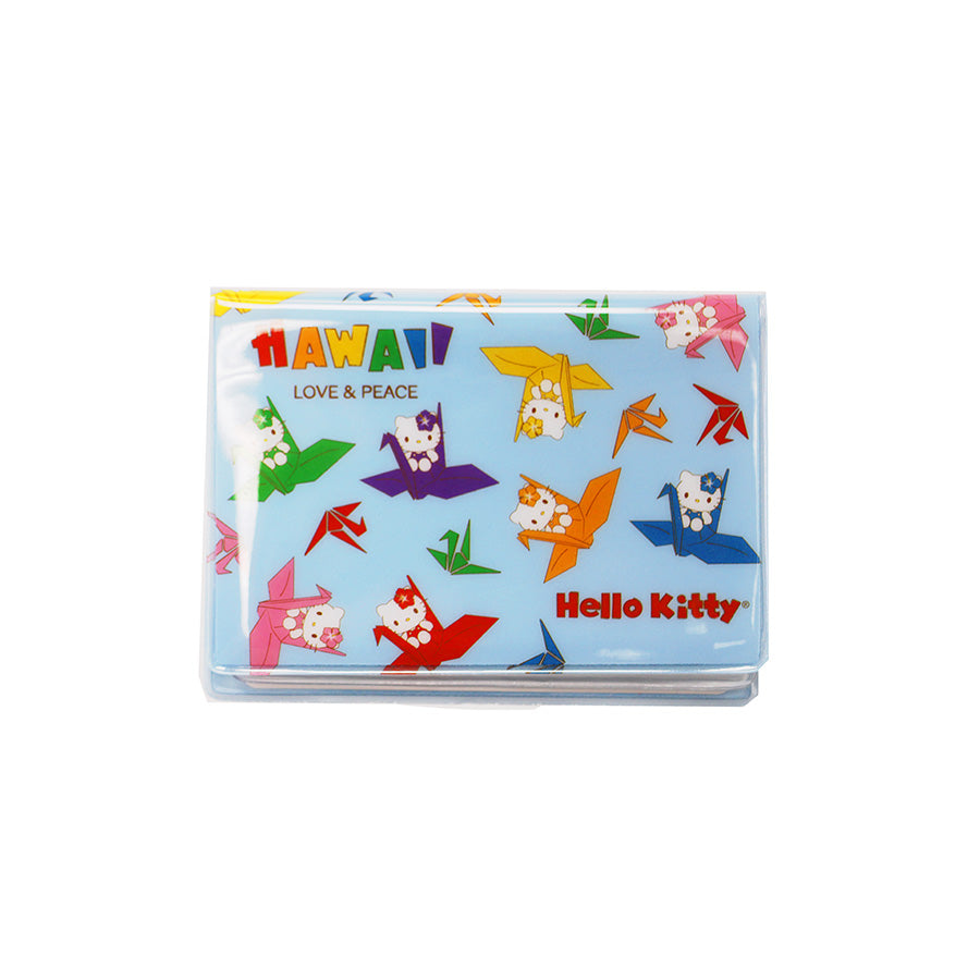 Hello Kitty Tsuru ID Case Blue