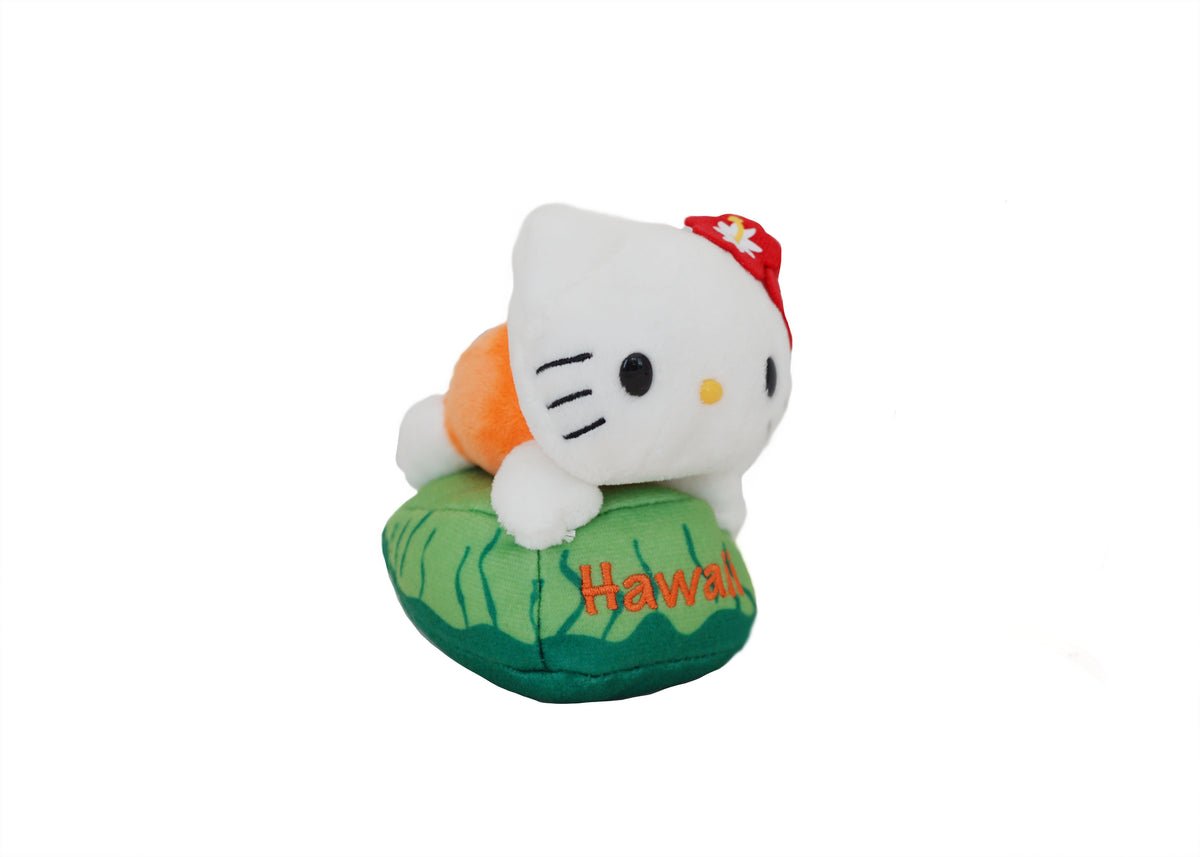 Hello Kitty And Diamond Head Plush Keychain