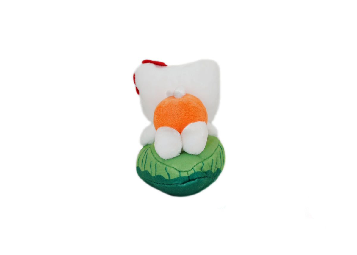 Hello Kitty And Diamond Head Plush Keychain