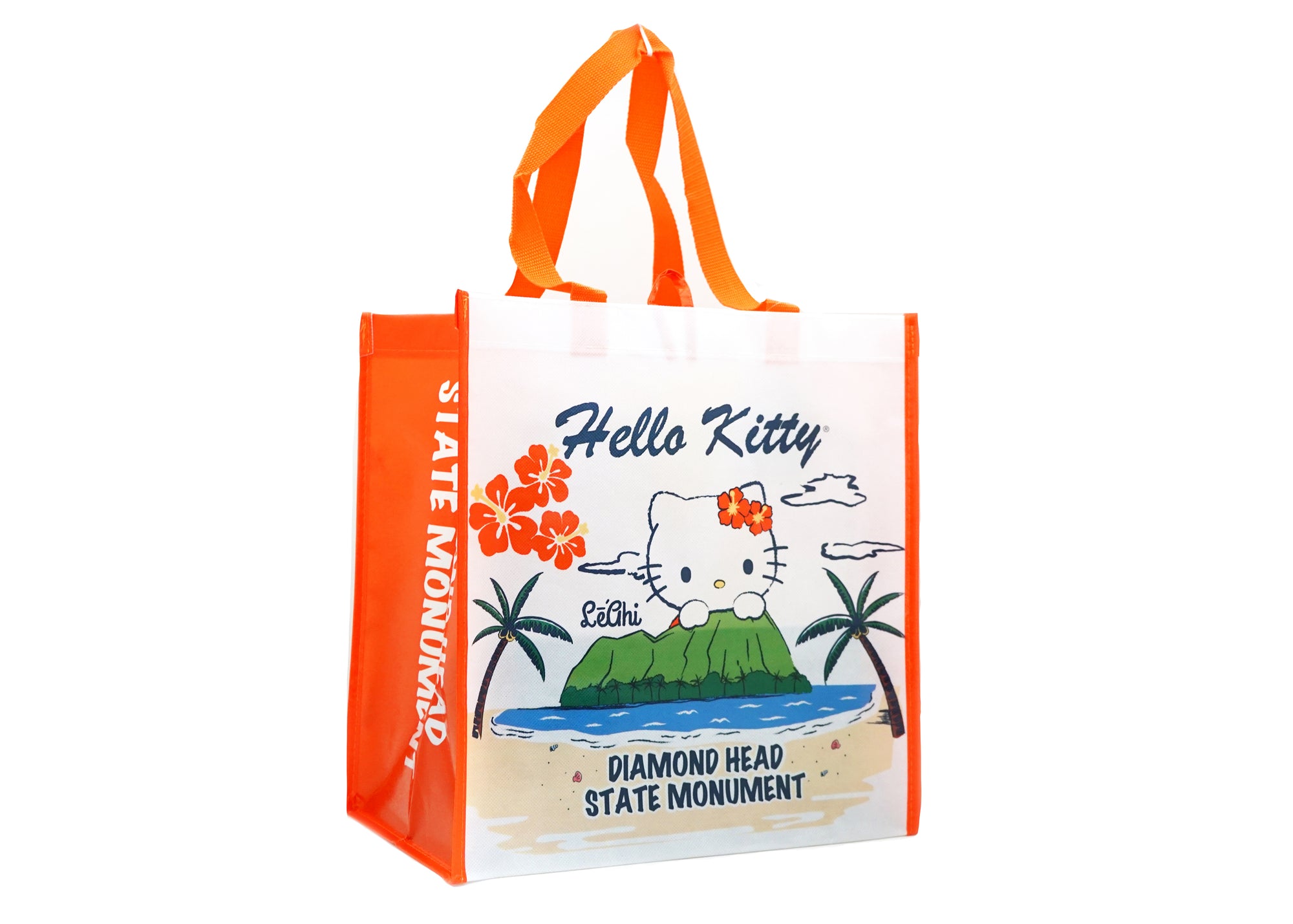 Hello Kitty Hibiscus Diamond Head Recycle Tote Bag