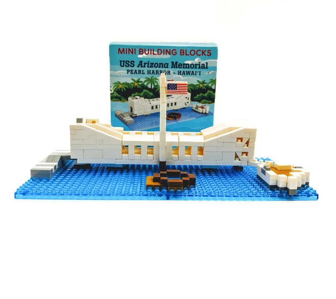 USS Arizona Memorial Mini Building Block Set