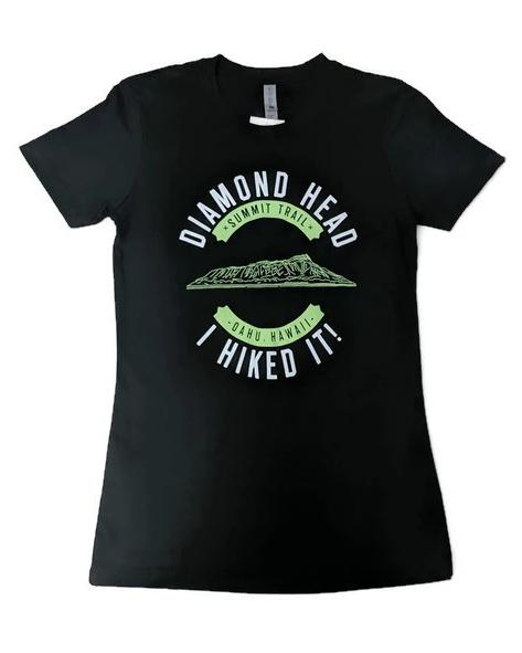 Women's I Hiked It Diamond Head Shirt, Black