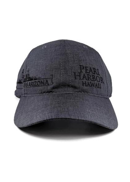 USS Arizona Outline Hat, Charcoal