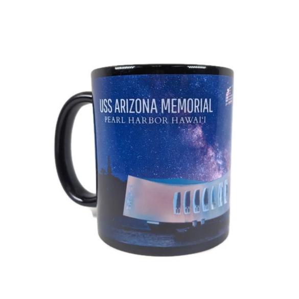 USS Arizona Memorial Night Sky Mug