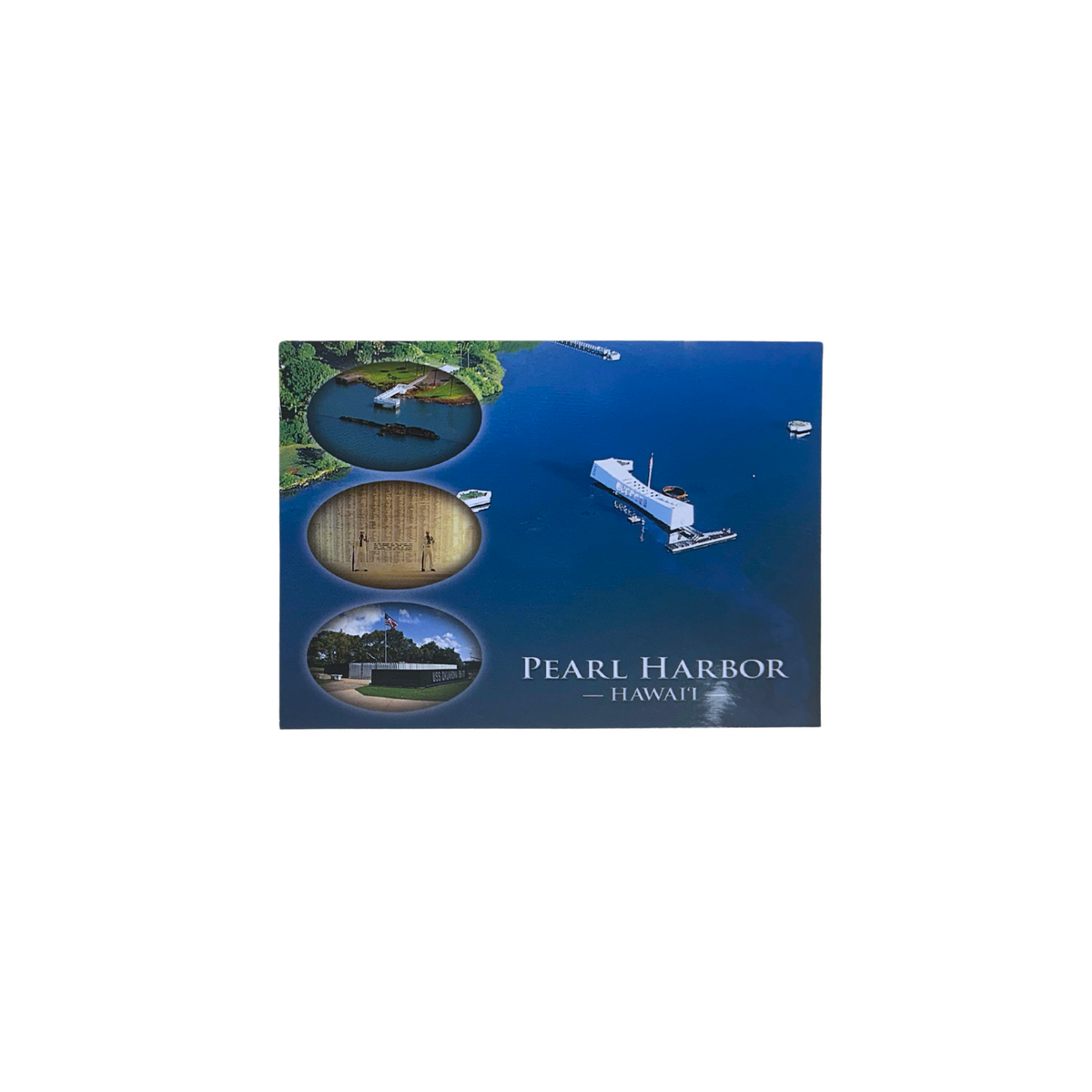 Pearl Harbor Memorials 4x6 Postcard