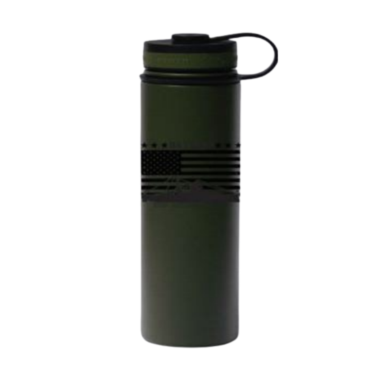 84th Anniversary Pearl Harbor USA Flag Wrap 24 Ounce Flask