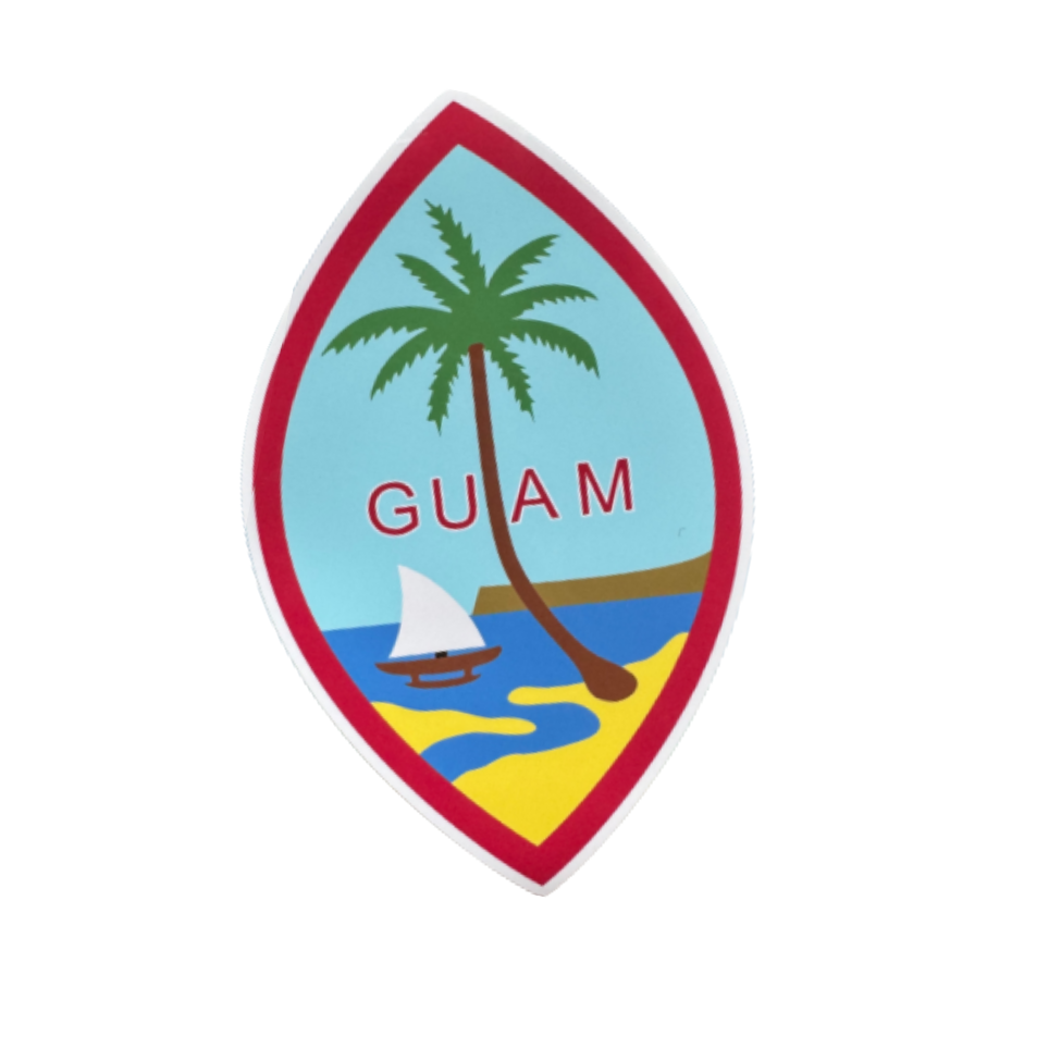Large Guam Seal Sticker