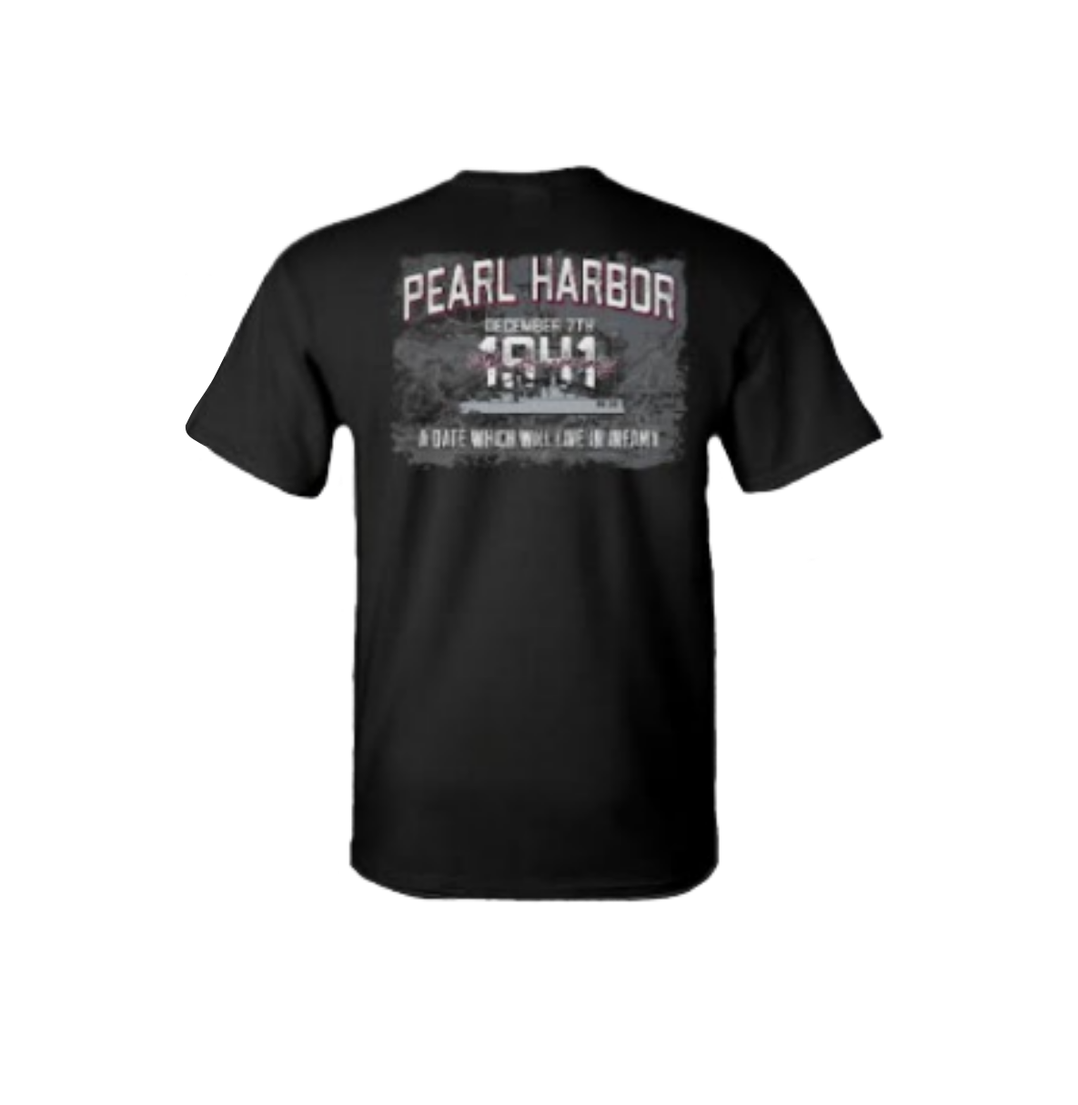 84th Anniversary Pearl Harbor Day of Infamy Black Tee
