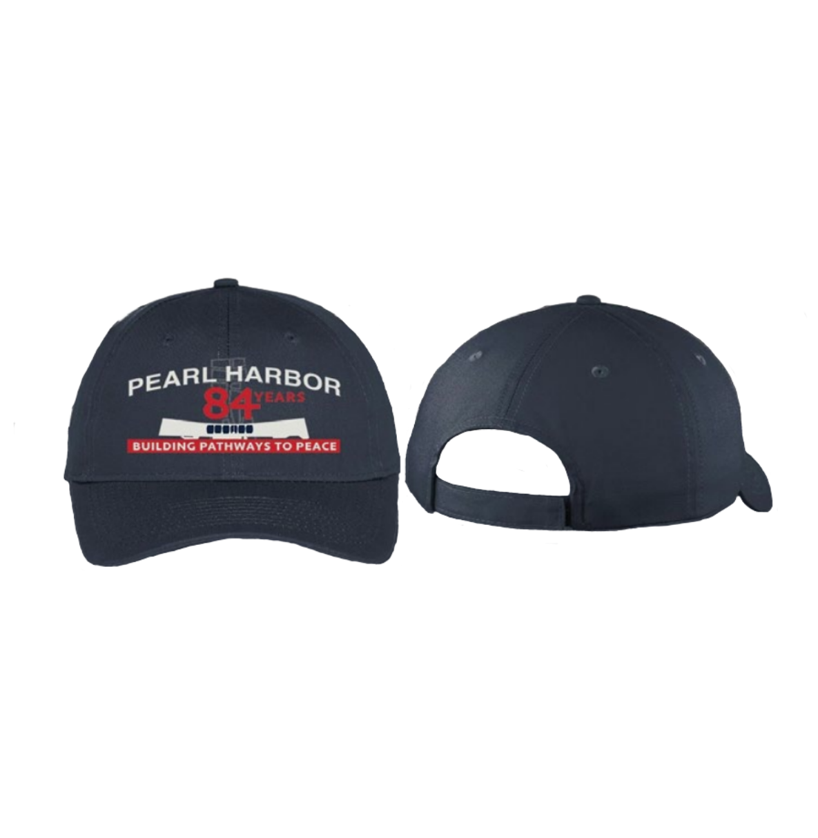 84th Anniversary Pearl Harbor Logo Cap Building Pathways to Peace