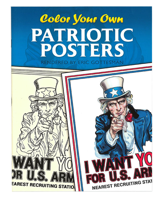 Color Your Own Patriotic Posters SC
