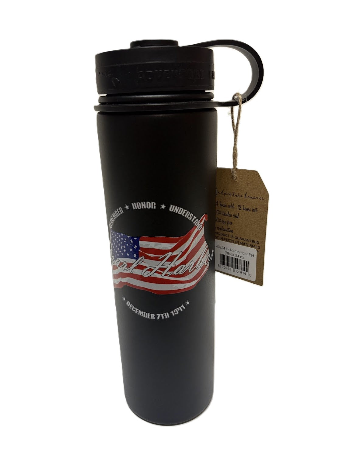 Remember Pearl Harbor 24oz Flask