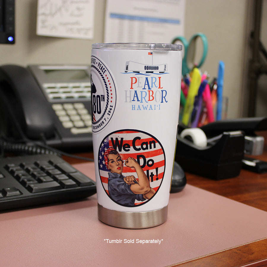 ROSIE USA WE CAN DO IT STCKR