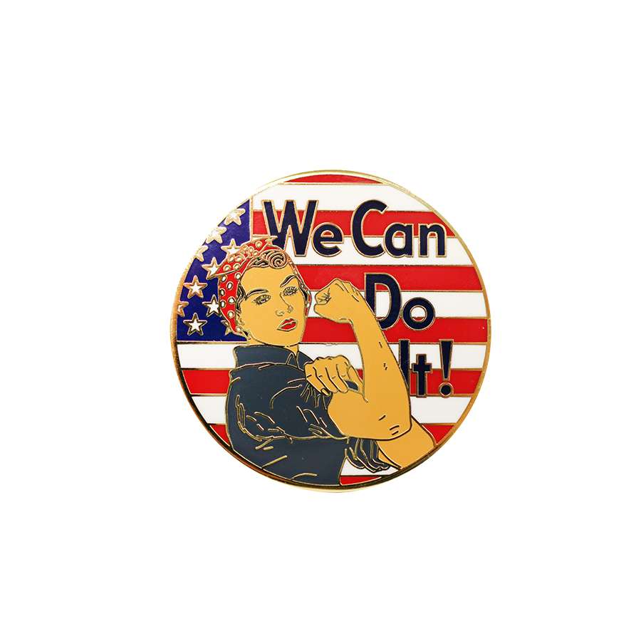 *ROSIE USA WE CAN DO IT PIN