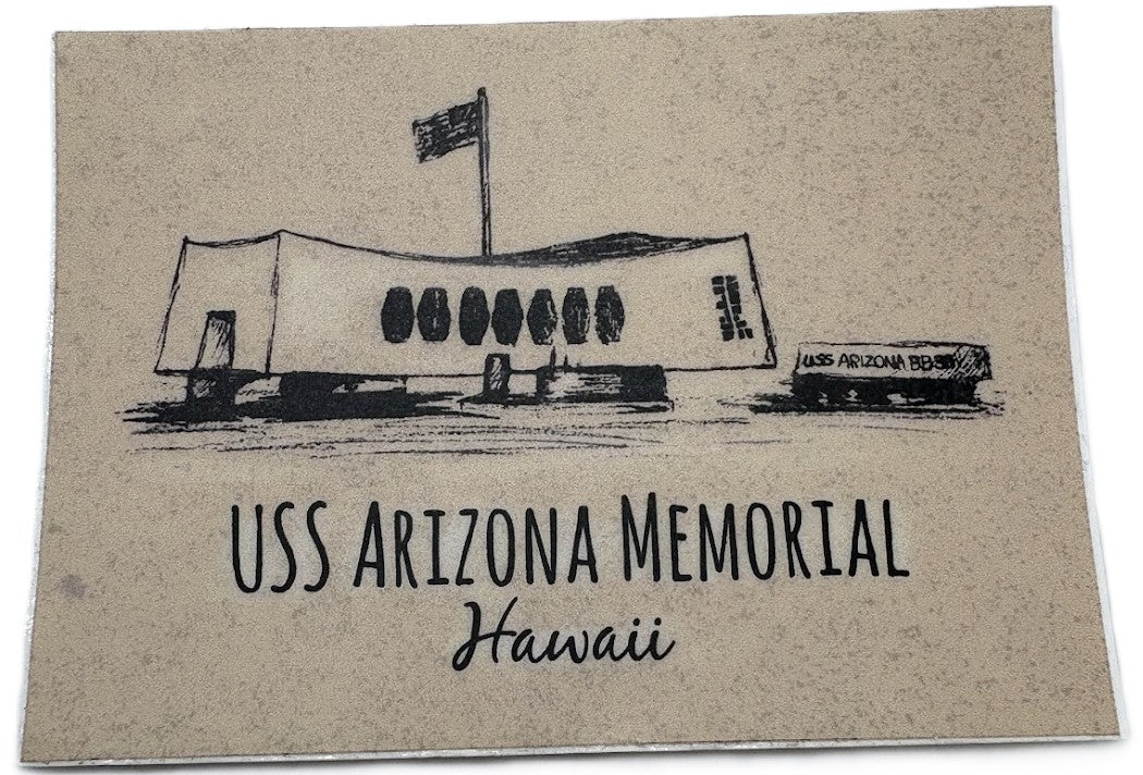 USS Arizona Memorial Sticker