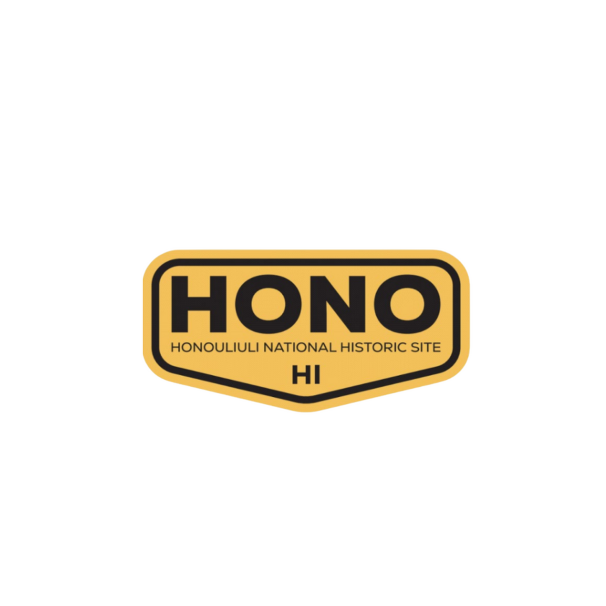 Yellow HONO Sticker