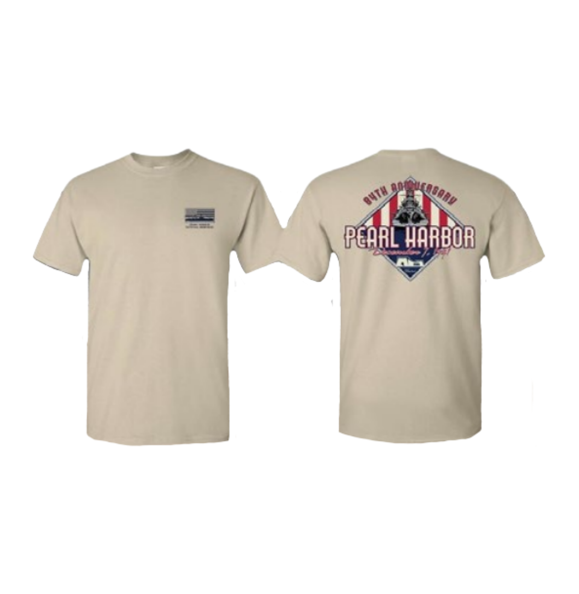 84th Anniversary Pearl Harbor Battleship Tee