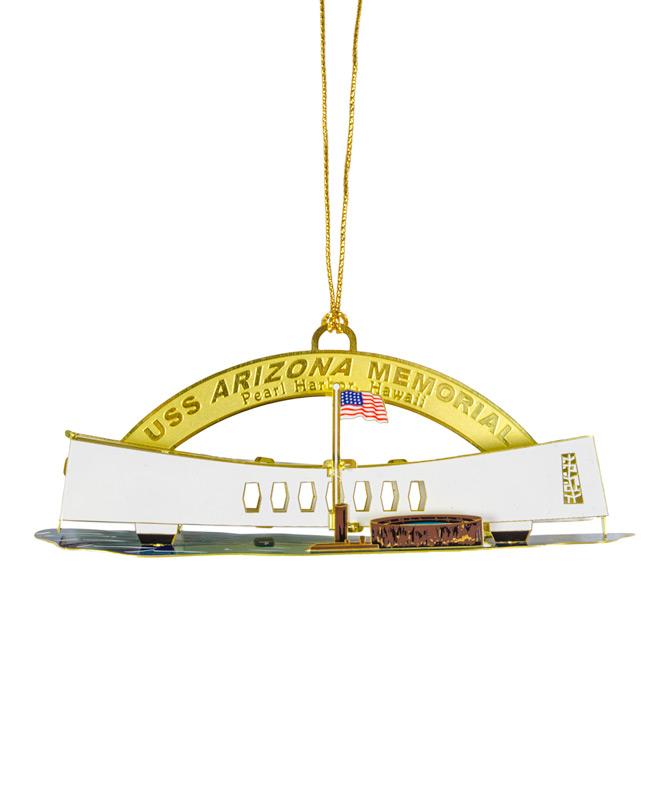 USS Arizona Memorial Christmas Ornament
