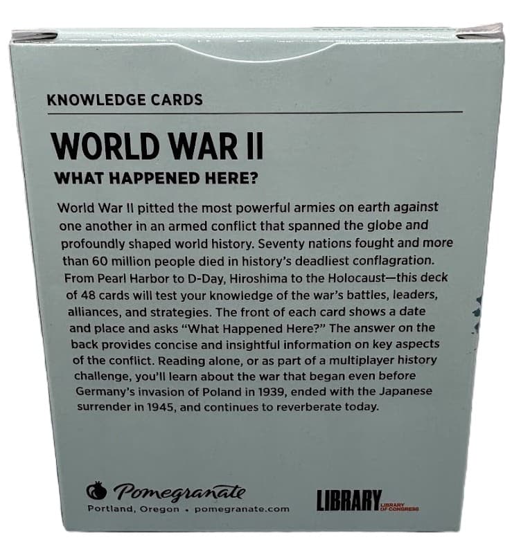 World War II Knowledge Cards