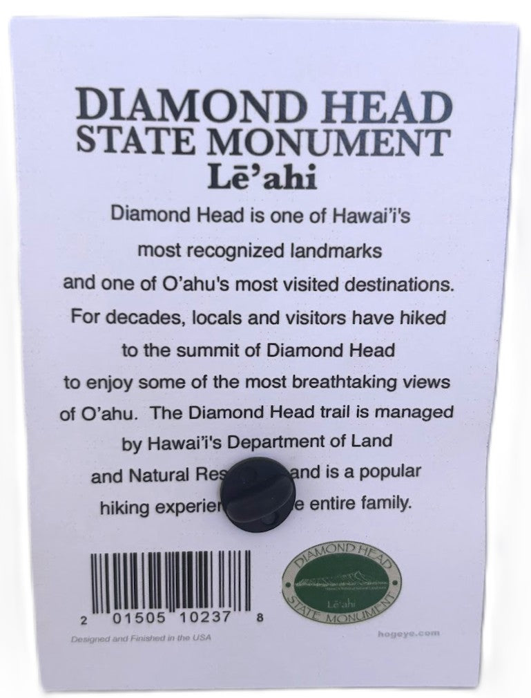 Diamond Head State Monument Logo Pin
