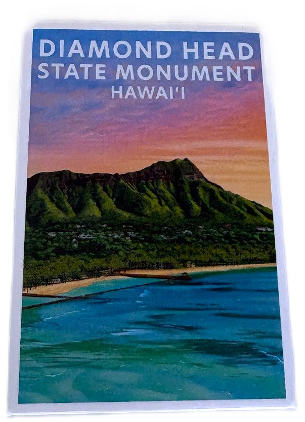 Diamond Head State Monument Hawaii Magnet
