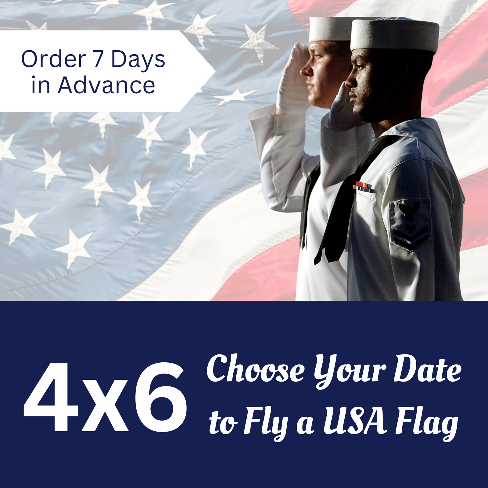 4x6 Choose Your Date USA Flag Flown On USS Arizona Memorial At Pearl Harbor