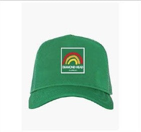 Diamond Head Green Rainbow Cap